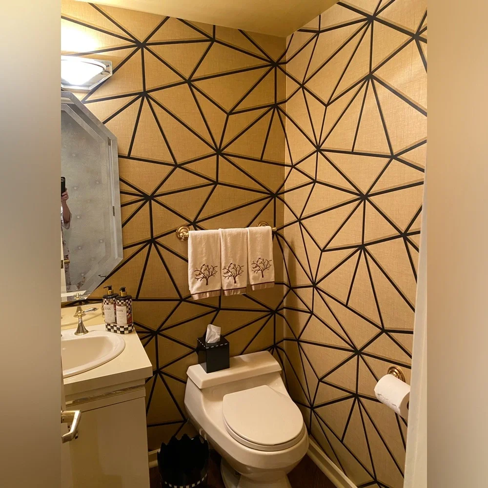 Seabrook Designs Quartz Geometric Wallpaper